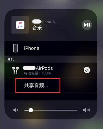 仪陇苹果14音频维修点分享iPhone14音频共享设置方法 