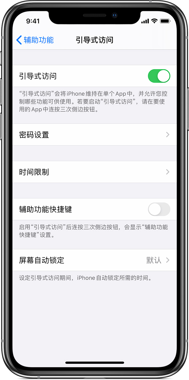 仪陇苹果手机维修分享如何在 iPhone 上退出引导式访问 